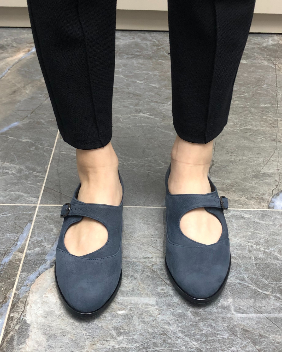 Vera % 100 Deri El Yapımı Kadın Babet