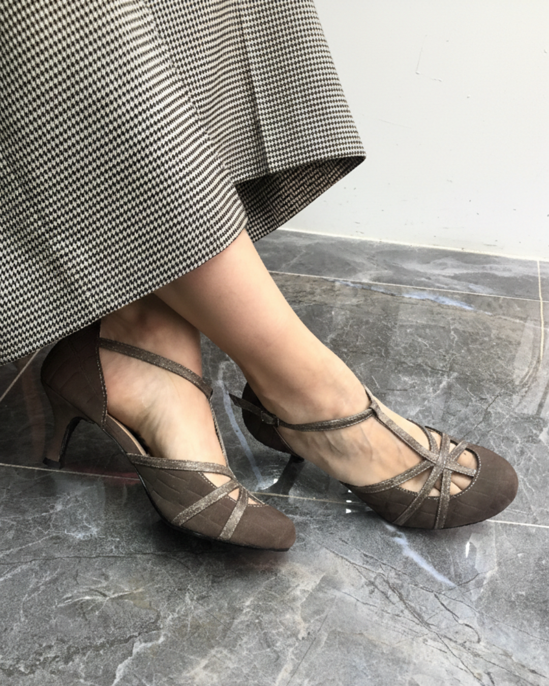 Stella %100 Deri El Yapımı Topuklu Ayakkabı