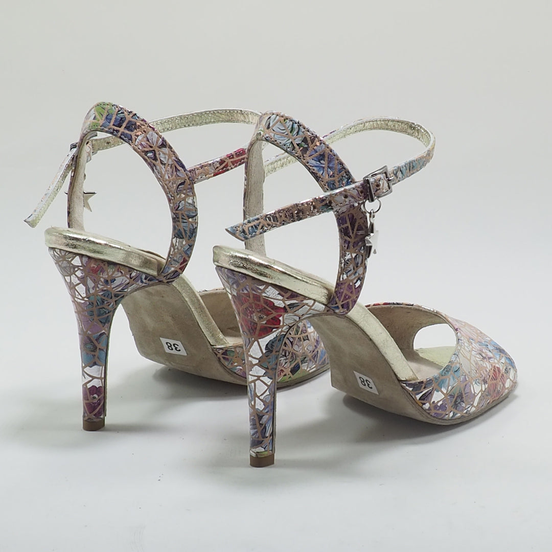 Den %100 El Yapımı Kadın Tango Dans Ayakkabısı