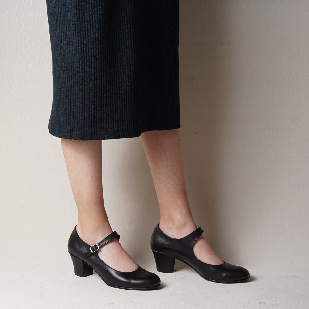 Sara %100 Deri El yapımı Kadın Topuklu Ayakkabı