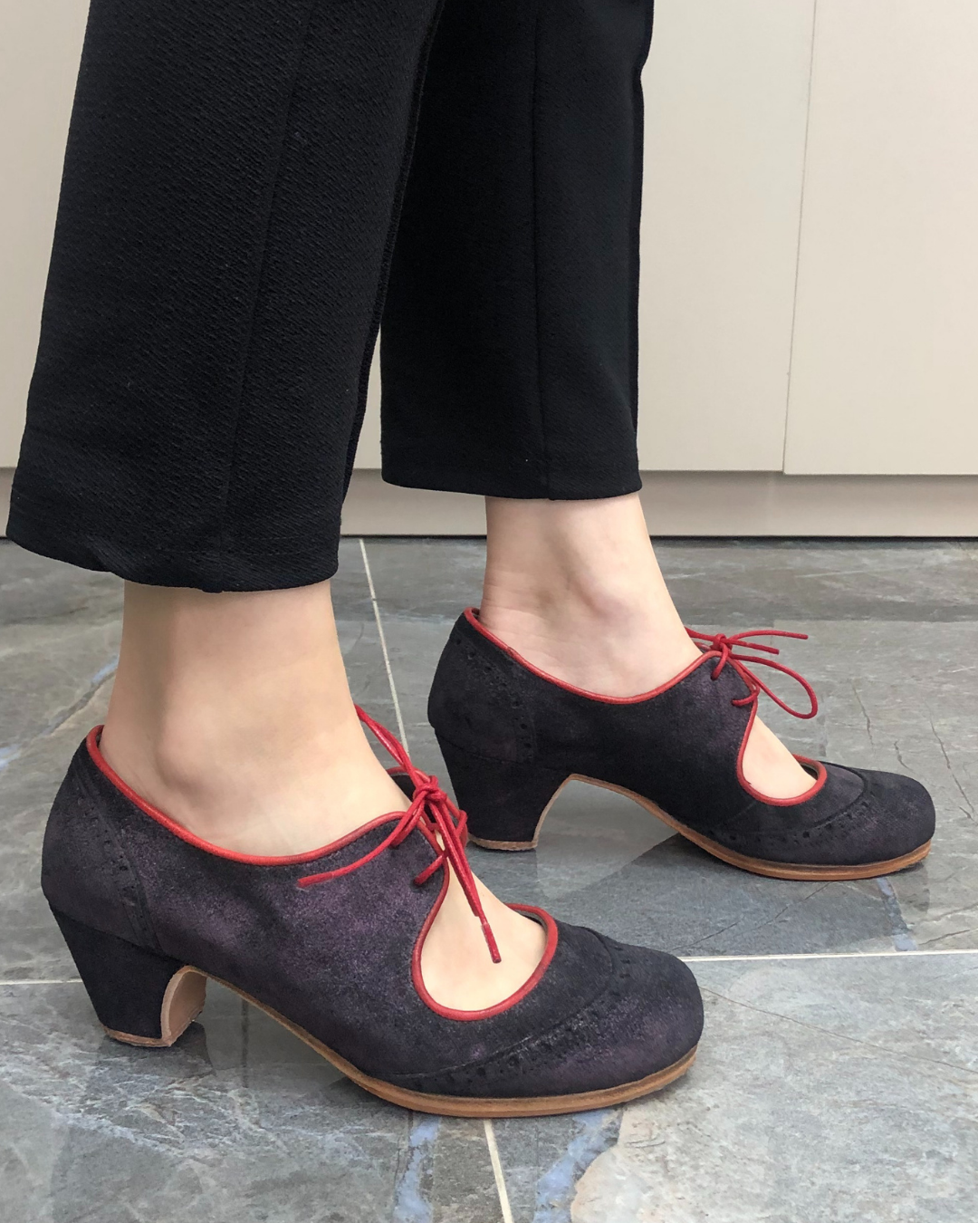 Rosita %100 Deri El Yapımı Kadın Flamenko Ayakkabı