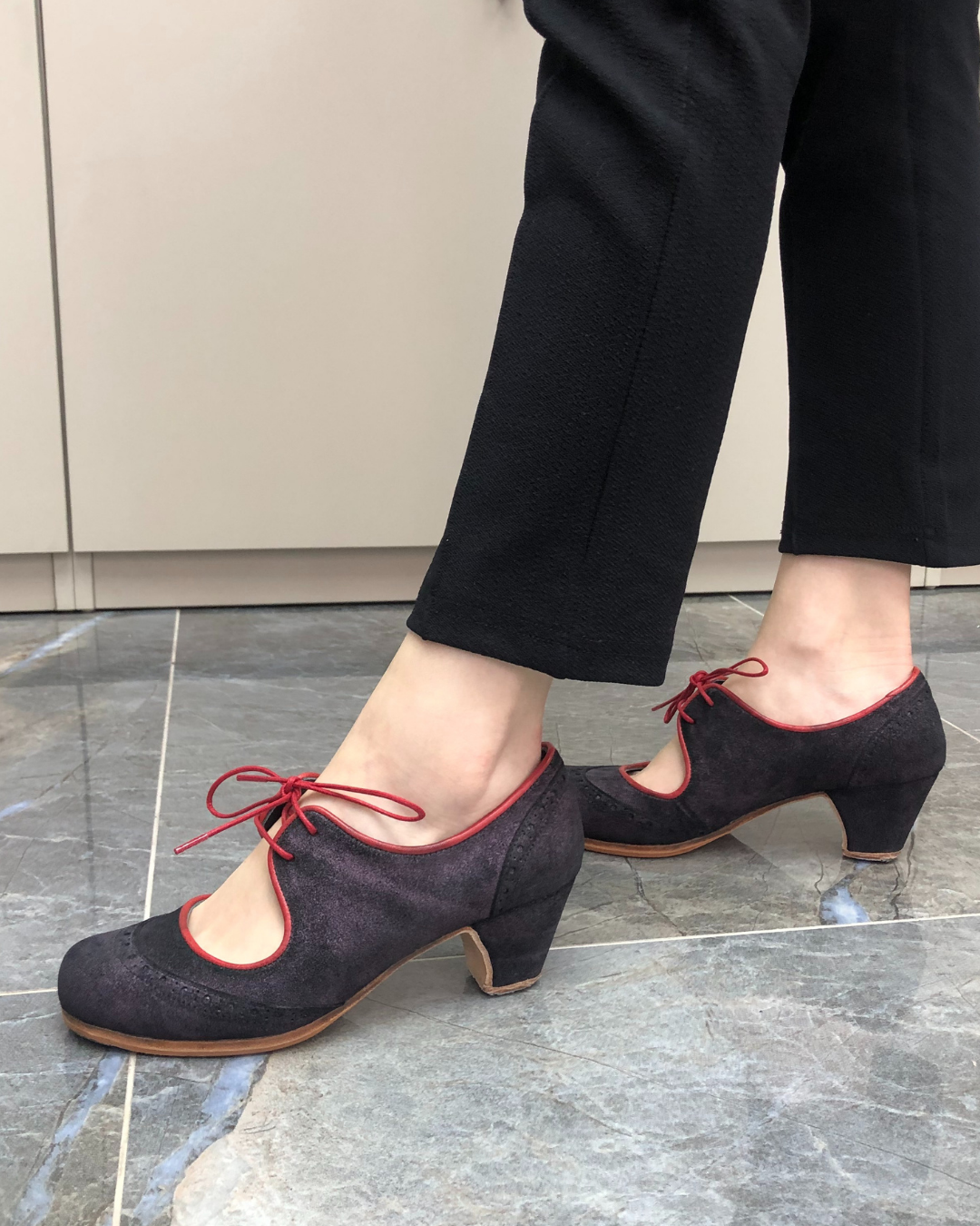 Rosita %100 Deri El Yapımı Kadın Flamenko Ayakkabı