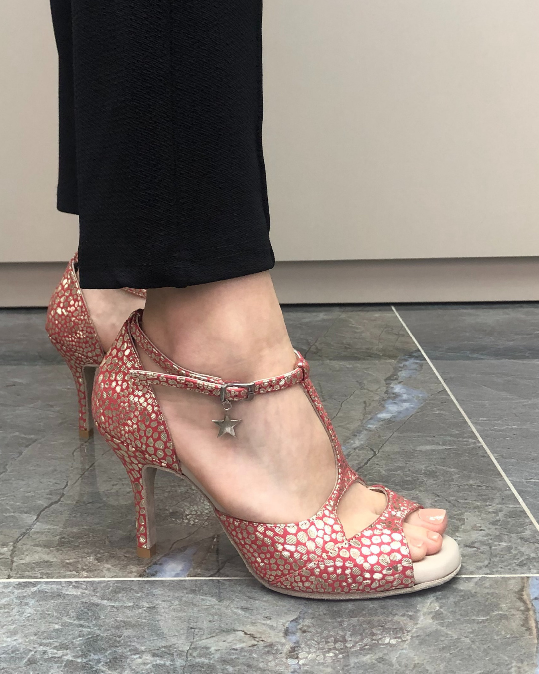 Lina 100% Leather Handmade Tango Dance Shoes