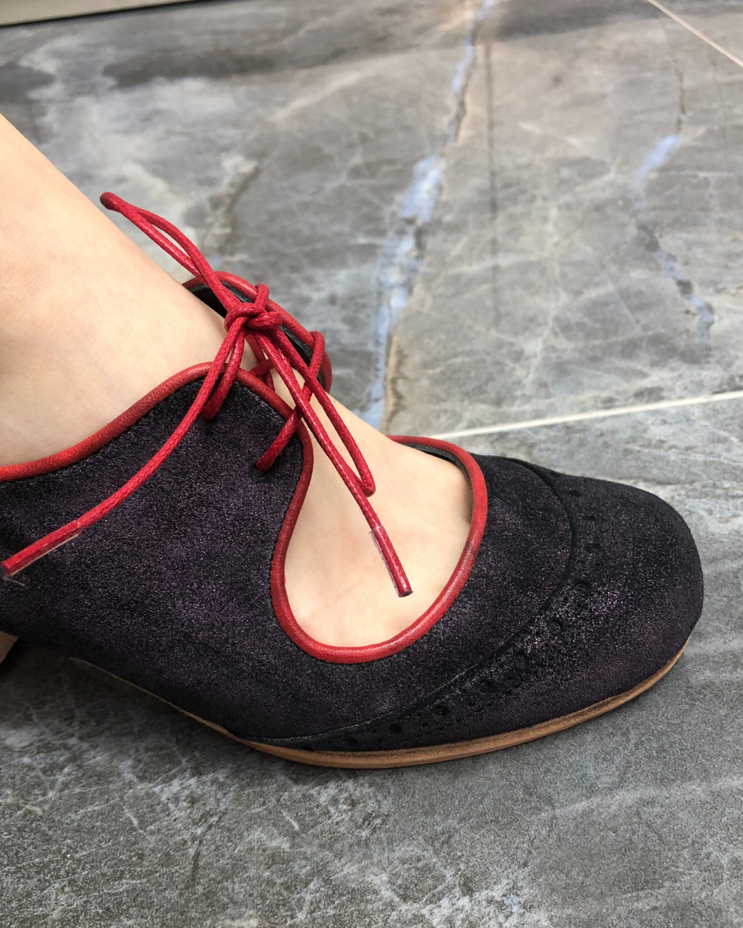 Rosita %100 Deri El Yapımı Kadın Flamenko Ayakkabı