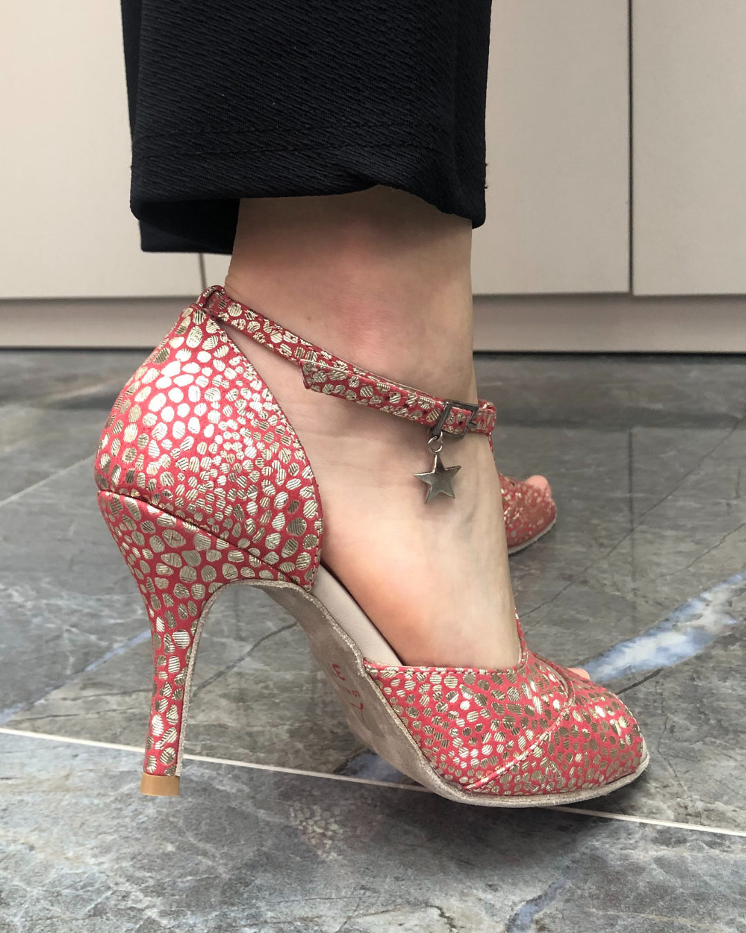 Lina 100% Leather Handmade Tango Dance Shoes