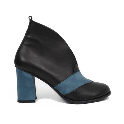 Fizzi %100 Deri El Yapımı Topuklu Ayakkabı