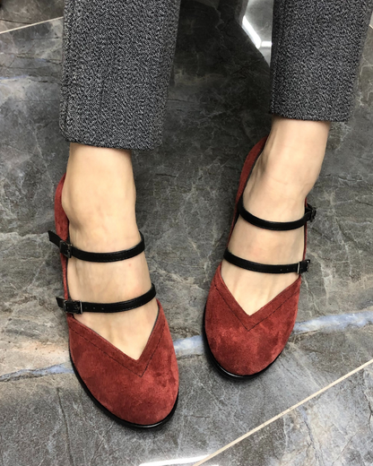 Elly 100% Leather Handmade High Heels