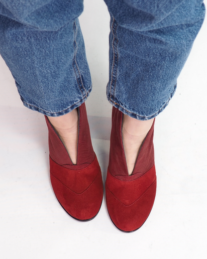 Fizzi %100 Deri El Yapımı Topuklu Ayakkabı