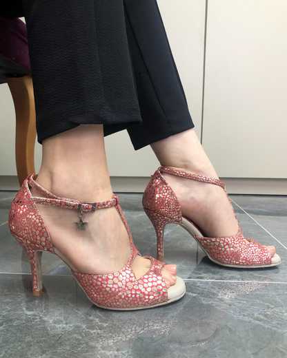 Lina 100% Leather Handmade Tango Dance Shoes