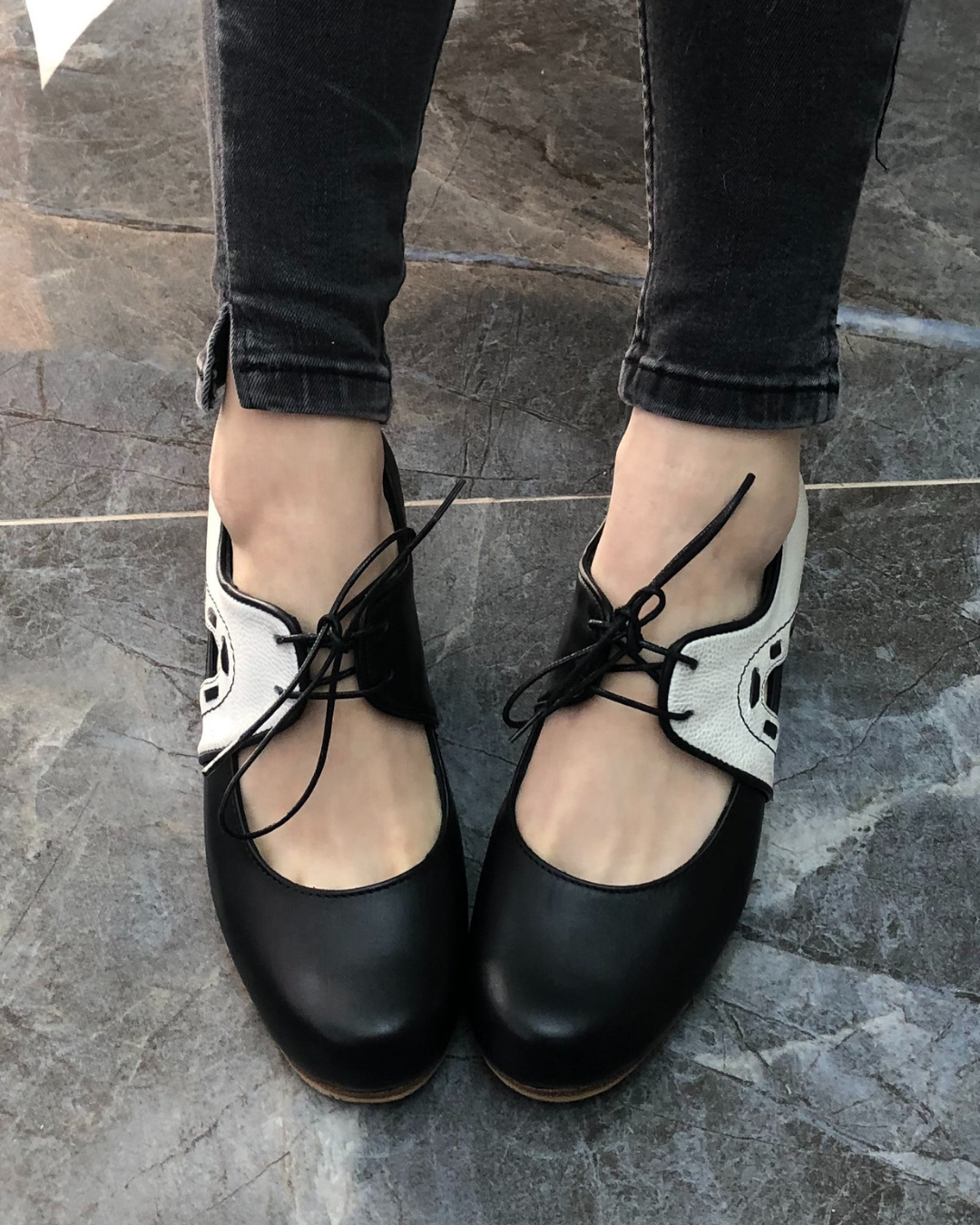 Gertrude %100 Deri El Yapımı Kadın Flamenko Ayakkabı