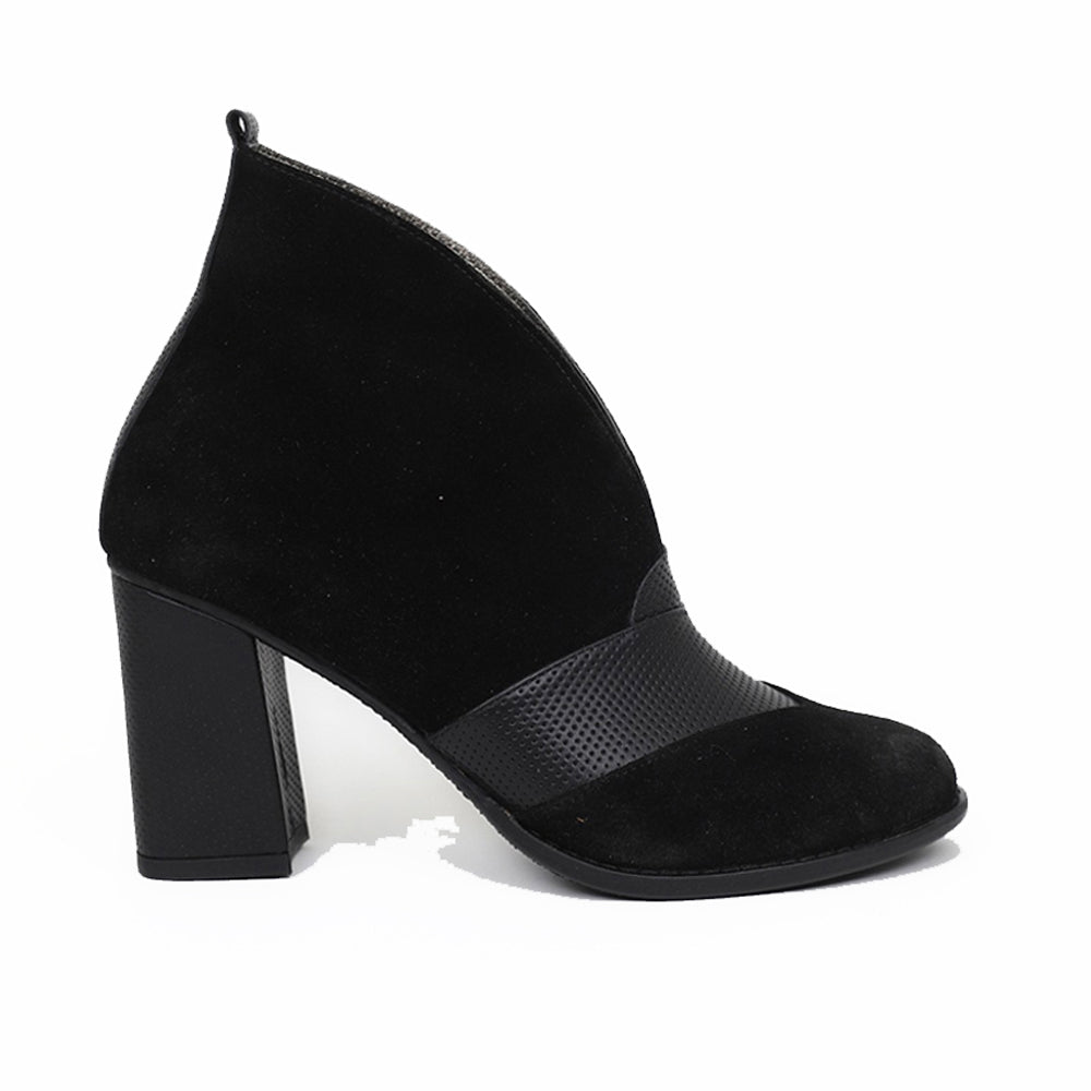 Fizzi %100 Deri El Yapımı Topuklu Ayakkabı