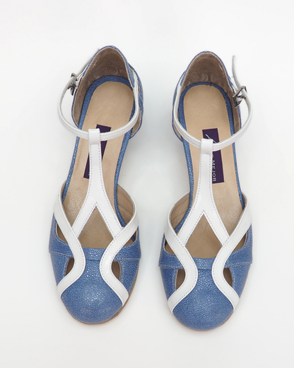 Sera 100% Leather Handmade Women's Dance Shoes