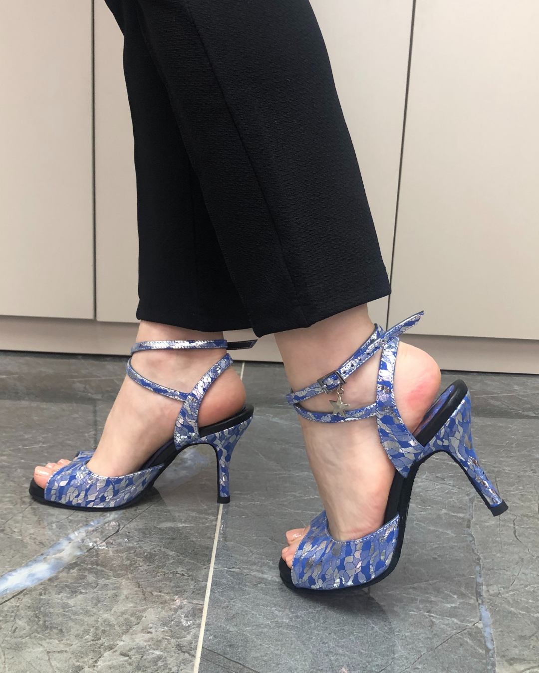 Aden %100 Deri El Yapımı Tango Dans Ayakkabısı