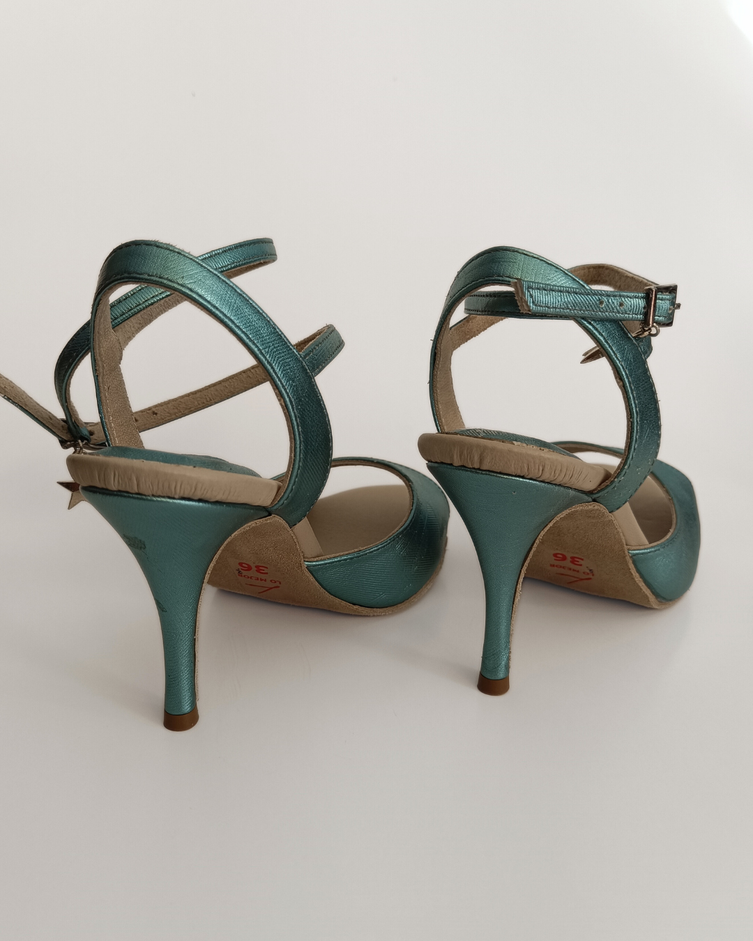 Aden %100 Deri El Yapımı Tango Dans Ayakkabısı