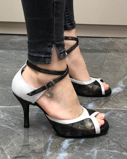 Aydilge 100% Leather Handmade Women's Tango Dance Shoes