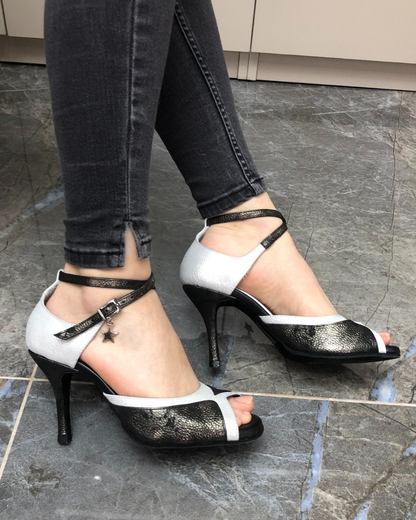Aydilge 100% Leather Handmade Women's Tango Dance Shoes