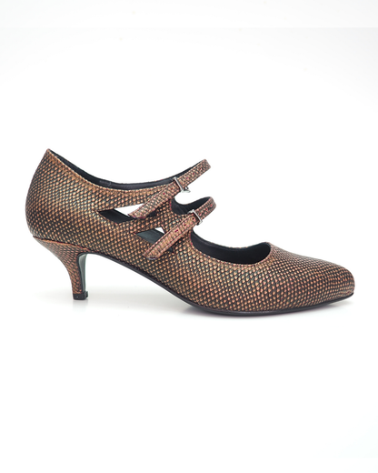 Dink 100% Leather Handmade Women's Heeled Shoes
