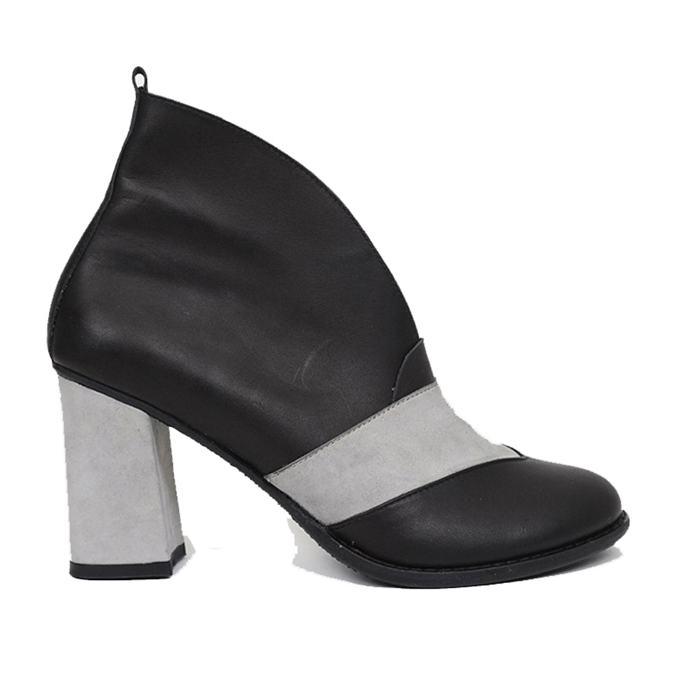 Fizzi %100 Deri El Yapımı Topuklu Ayakkabı