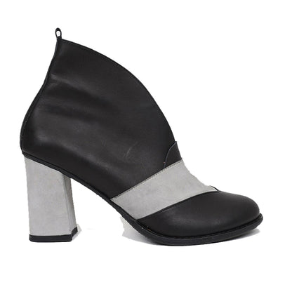 Fizzi %100 Deri El Yapımı Topuklu Ayakkabı