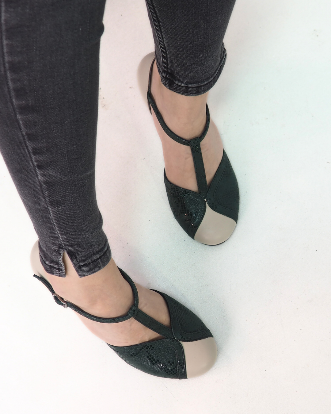 Almira %100 Deri El Yapımı Topuklu Ayakkabı