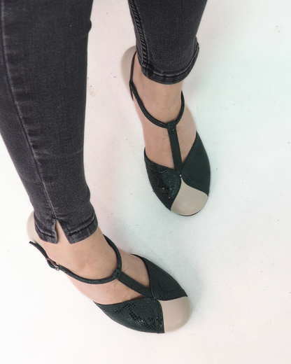 Almira %100 Deri El Yapımı Topuklu Ayakkabı