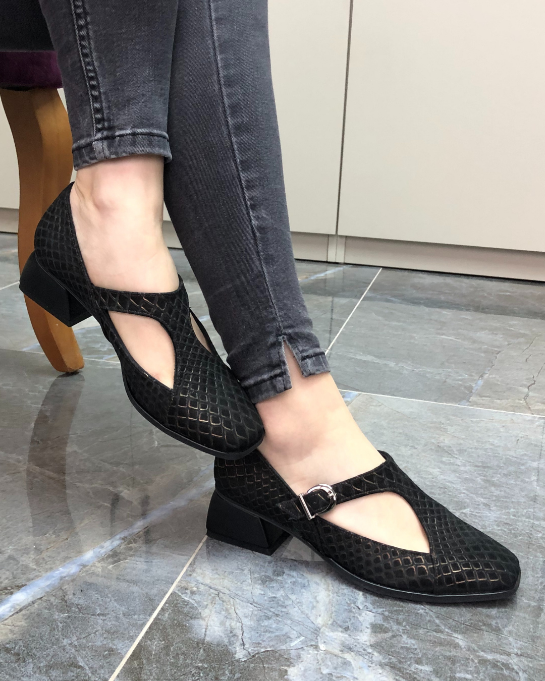 Asena %100 Deri El Yapımı Kadın Ayakkabı