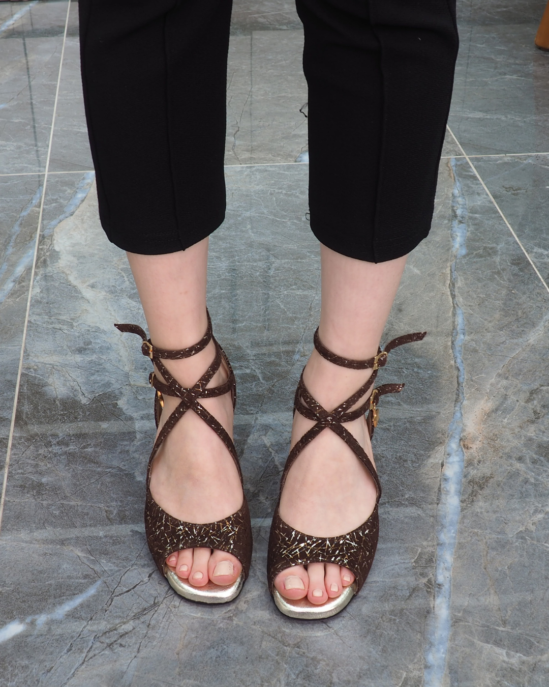 Sakura 100% Leather Handmade Tango Dance Shoes