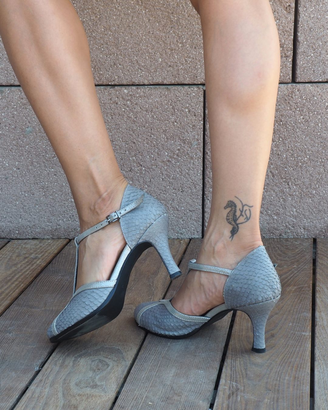 Almira %100 Deri El Yapımı Topuklu Ayakkabı