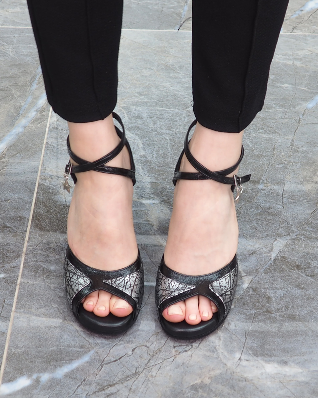 Aydilge 100% Leather Handmade Women's Tango Dance Shoes