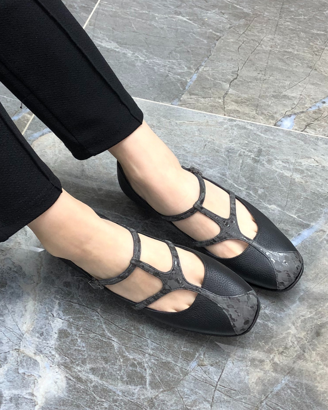 Jessica 100% Leather Handmade Women's Ballet Flats