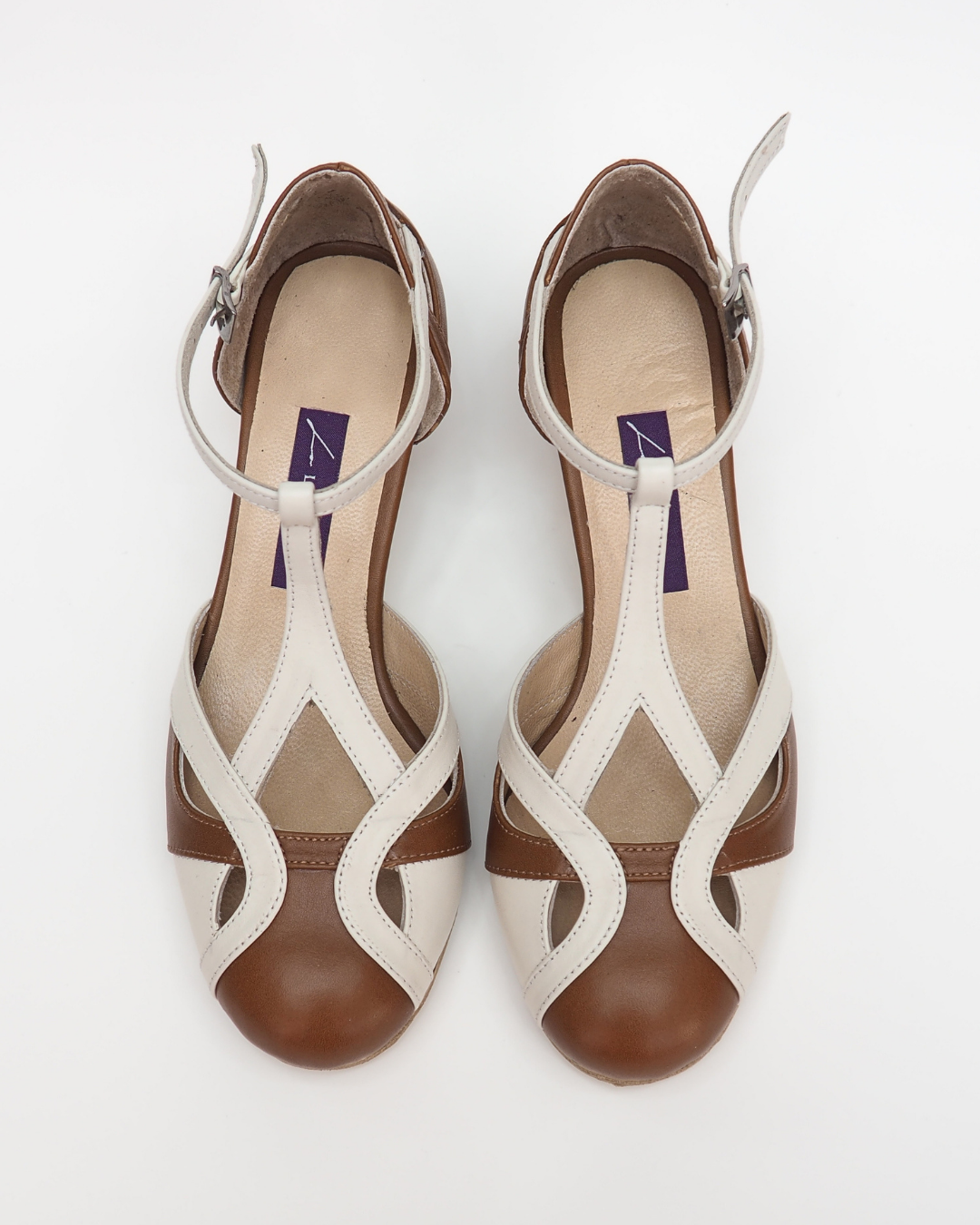 Sera 100% Leather Handmade Women's Dance Shoes