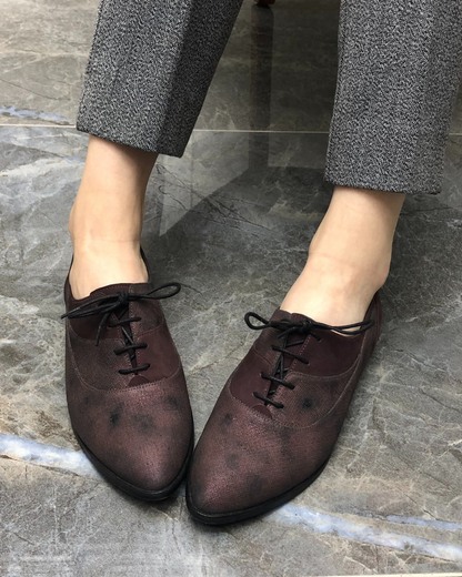 Winoly %100 Deri El Yapımı Kadın Ayakabı