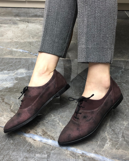 Winoly %100 Deri El Yapımı Kadın Ayakabı