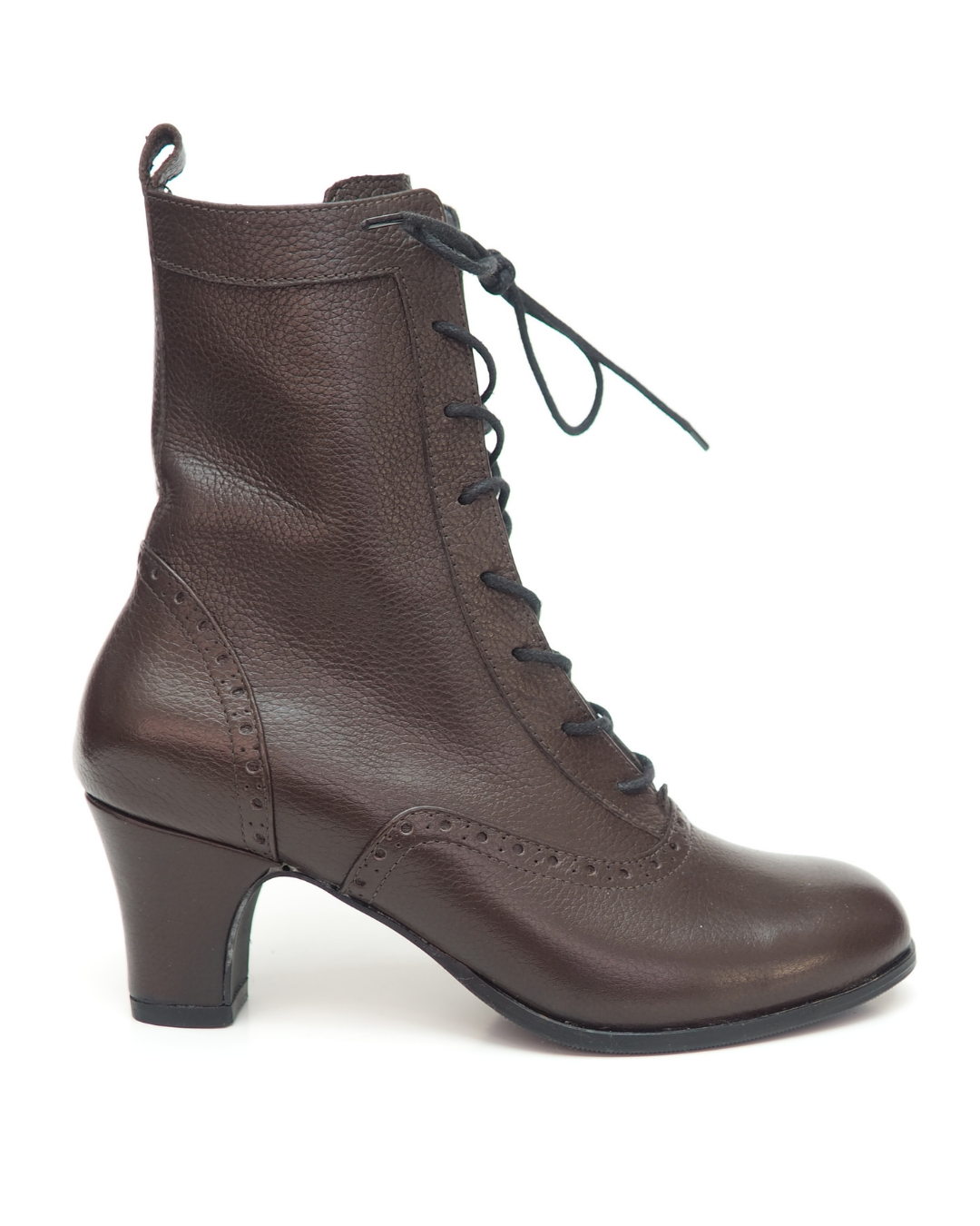 Mona Lux 100% Leather Handmade Heeled Boots