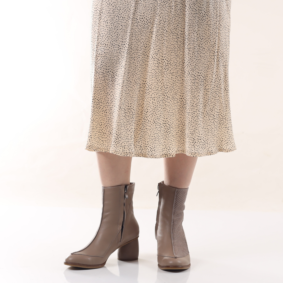 Bella Vista %100 Deri El Yapımı Kadın Bot