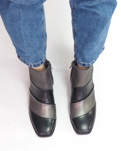 Wilma %100  Deri Özel Tasarım El Yapımı Kadın Bot