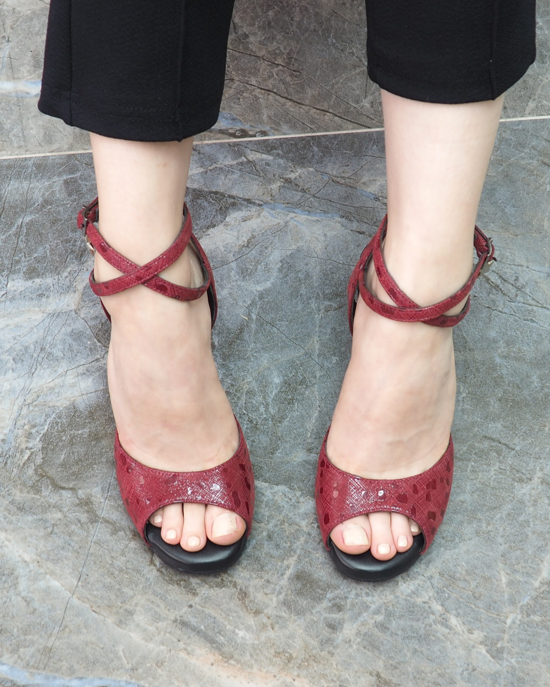 Aden %100 Deri El Yapımı Tango Dans Ayakkabısı