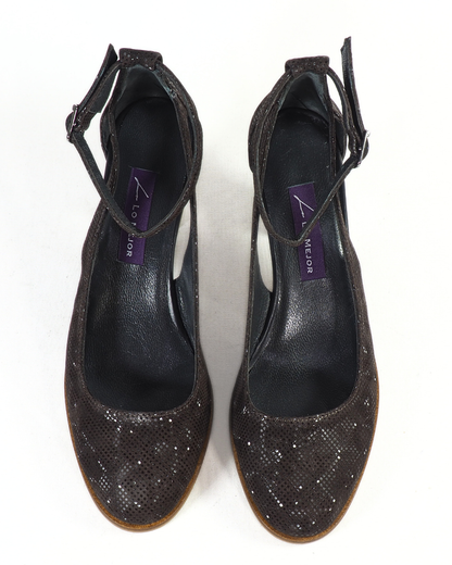 Hera 100% Leather Handmade Women's Heeled Shoes