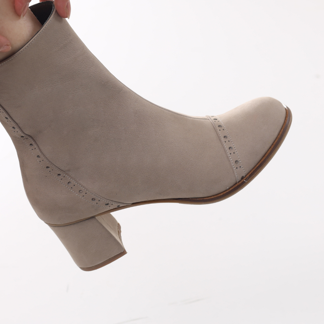 Cedric %100 Deri Özel Tasarım El Yapımı Kadın Bot