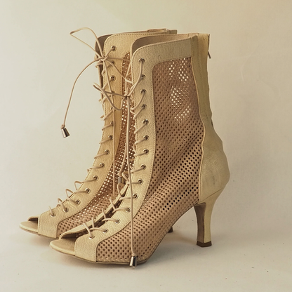 High Heels 100% Leather Handmade Women's Dance Boots