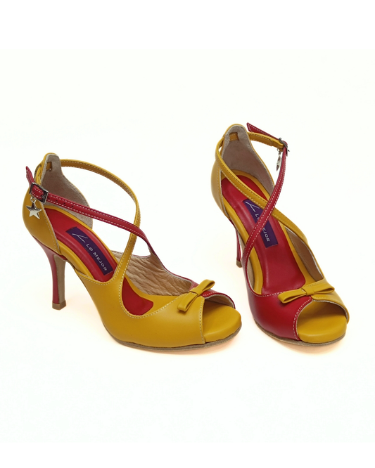 Aria %100 Deri El Yapımı Tango Dans Ayakkabısı