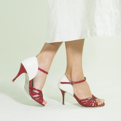Camellia 100% Leather Handmade Tango Dance Shoes