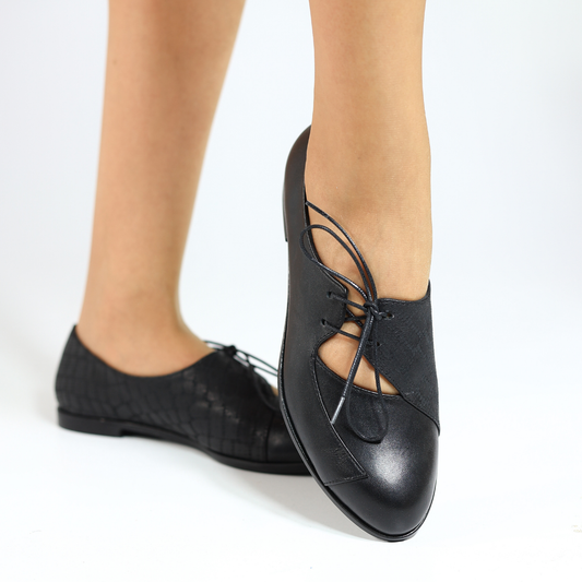 Laçin %100 Deri El Yapımı Kadın Ayakkabı