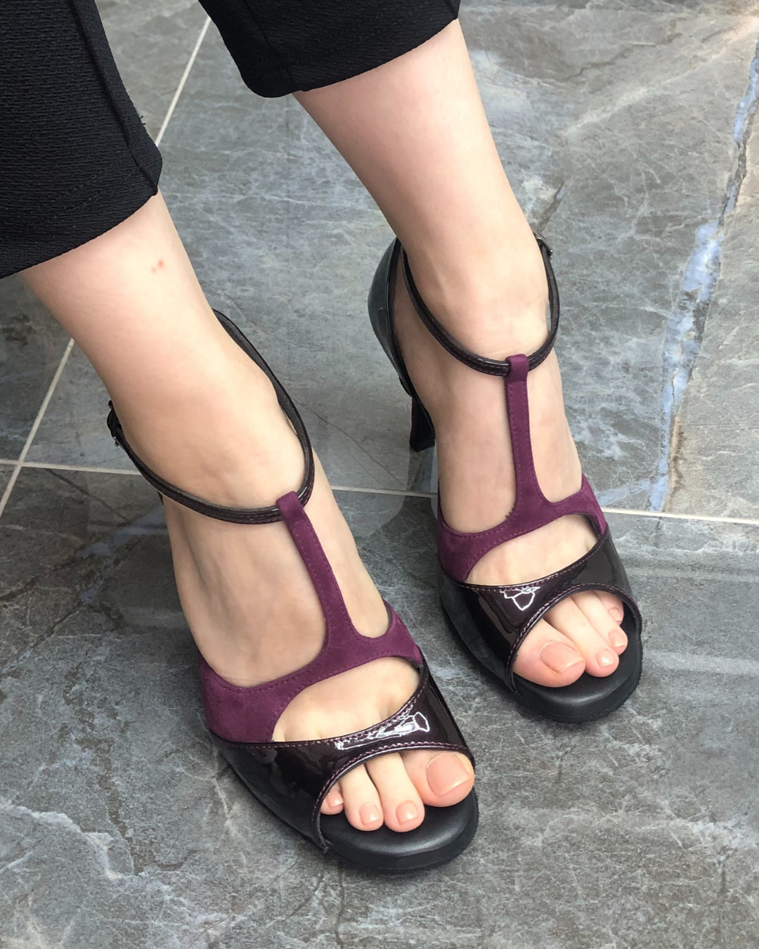 Lina 100% Leather Handmade Tango Dance Shoes