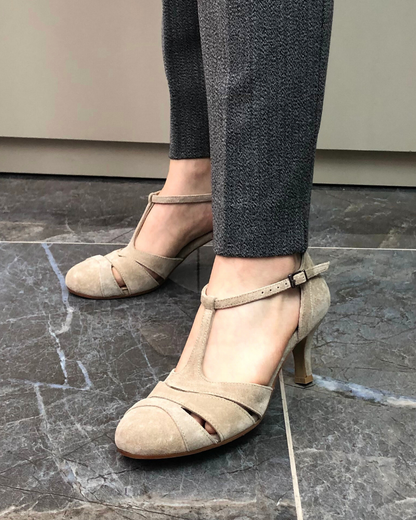 ASTER 100% Leather Handmade Heeled Shoes