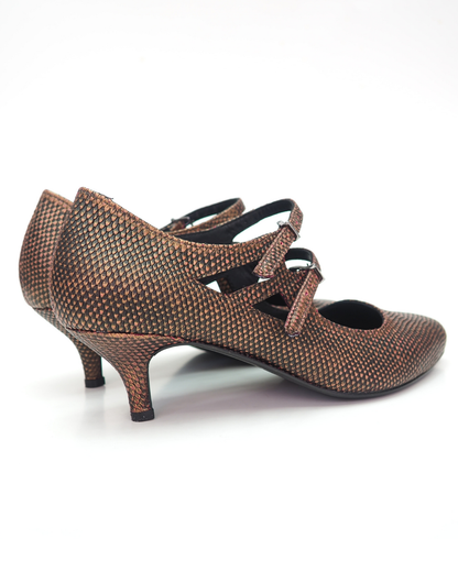 Dink 100% Leather Handmade Women's Heeled Shoes