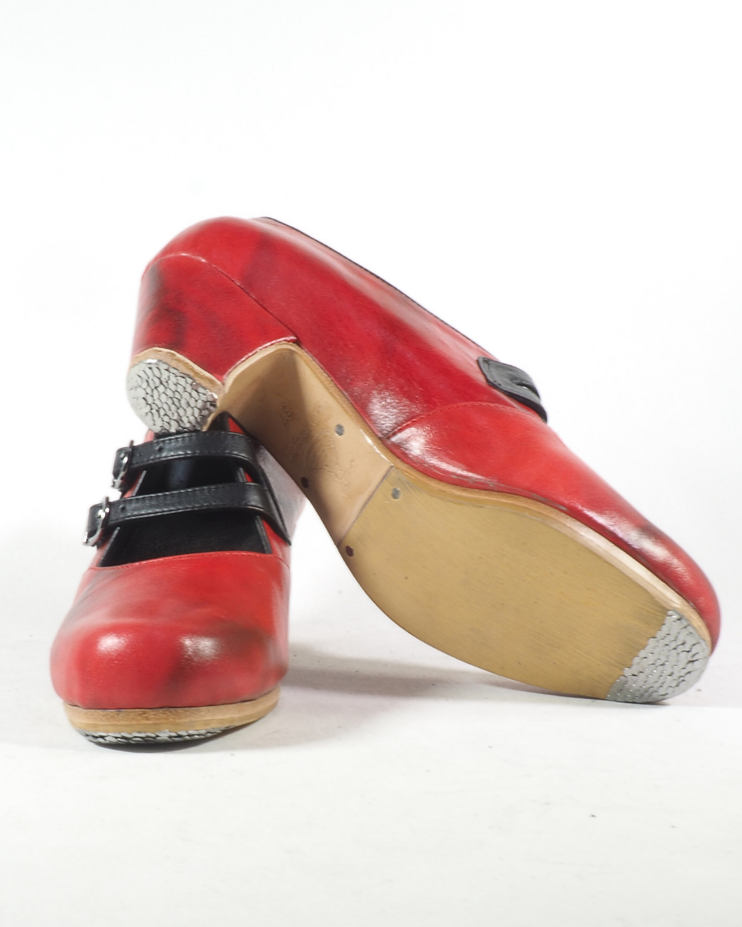 Elissa %100 Deri El Yapımı Flamenko Ayakkabı