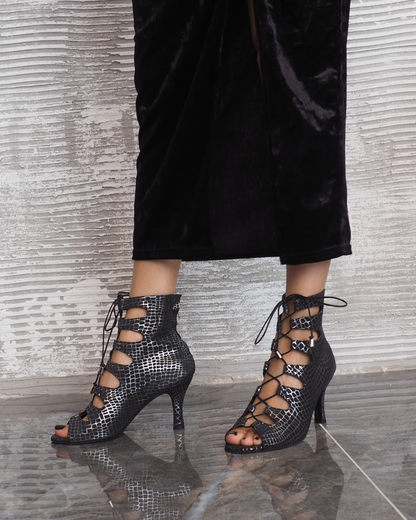 High Heels 100% Leather Handmade Women's Dance Boot