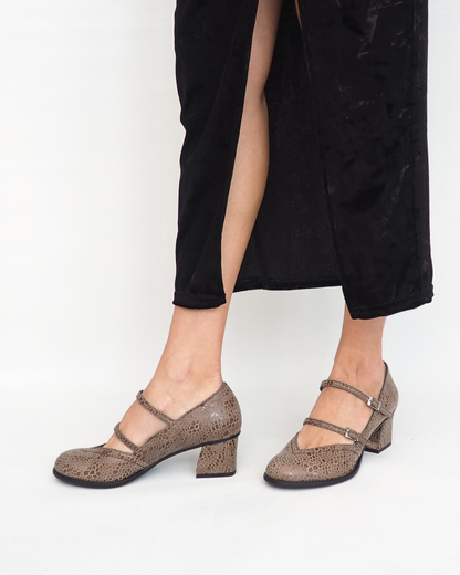 Elly 100% Leather Handmade High Heels