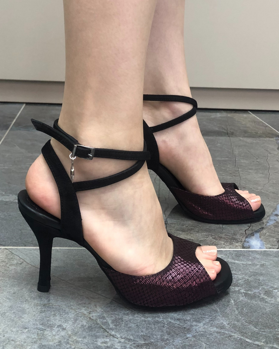 Aden %100 Deri El Yapımı Tango Dans Ayakkabısı